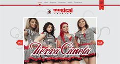 Desktop Screenshot of laherenciamusical.com